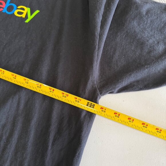 eBay 30th Anniversary Black Cotton Short Sleeve Graphic Tee Shirt Adult size XL - Picture 5 of 6